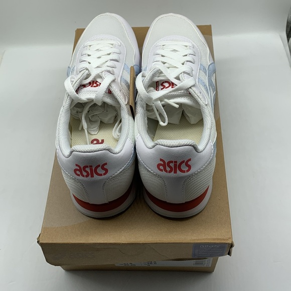 ASICS WOMEN RUNNING SHOES TIGER RUNNER SIZE 8 WHITE/ SKY - Picture 5 of 6